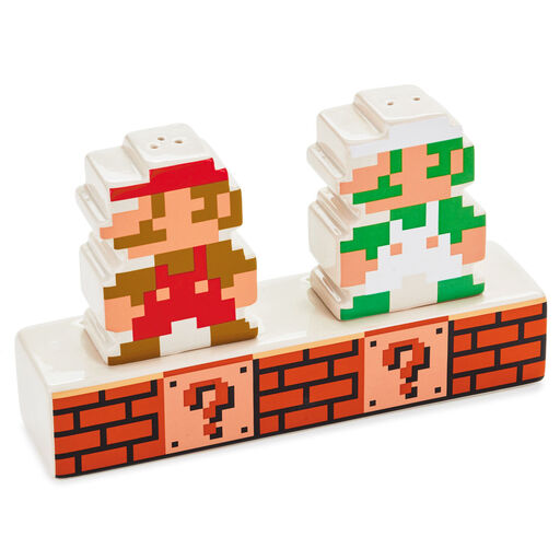 Nintendo Super Mario Bros.® Mario and Luigi Salt and Pepper Shakers, Set of 3, 