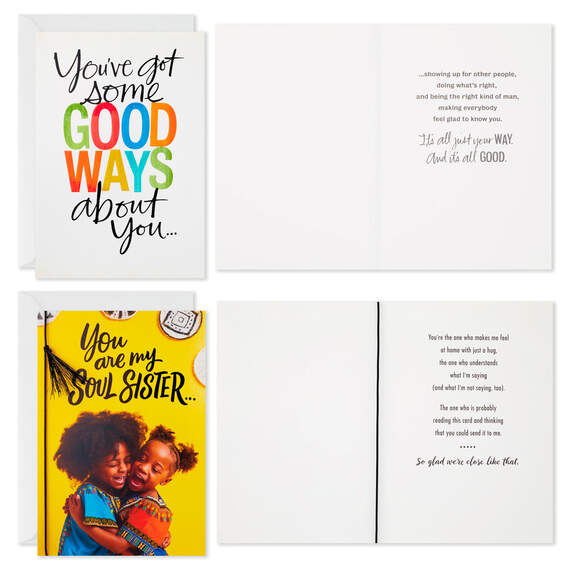 Friends and Fam Assorted All-Occasion Cards, Pack of 12, , large image number 2