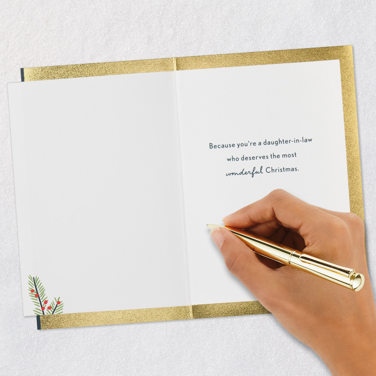 Blessings on Blessings Christmas Card for Daughter-in-Law, , large image number 6