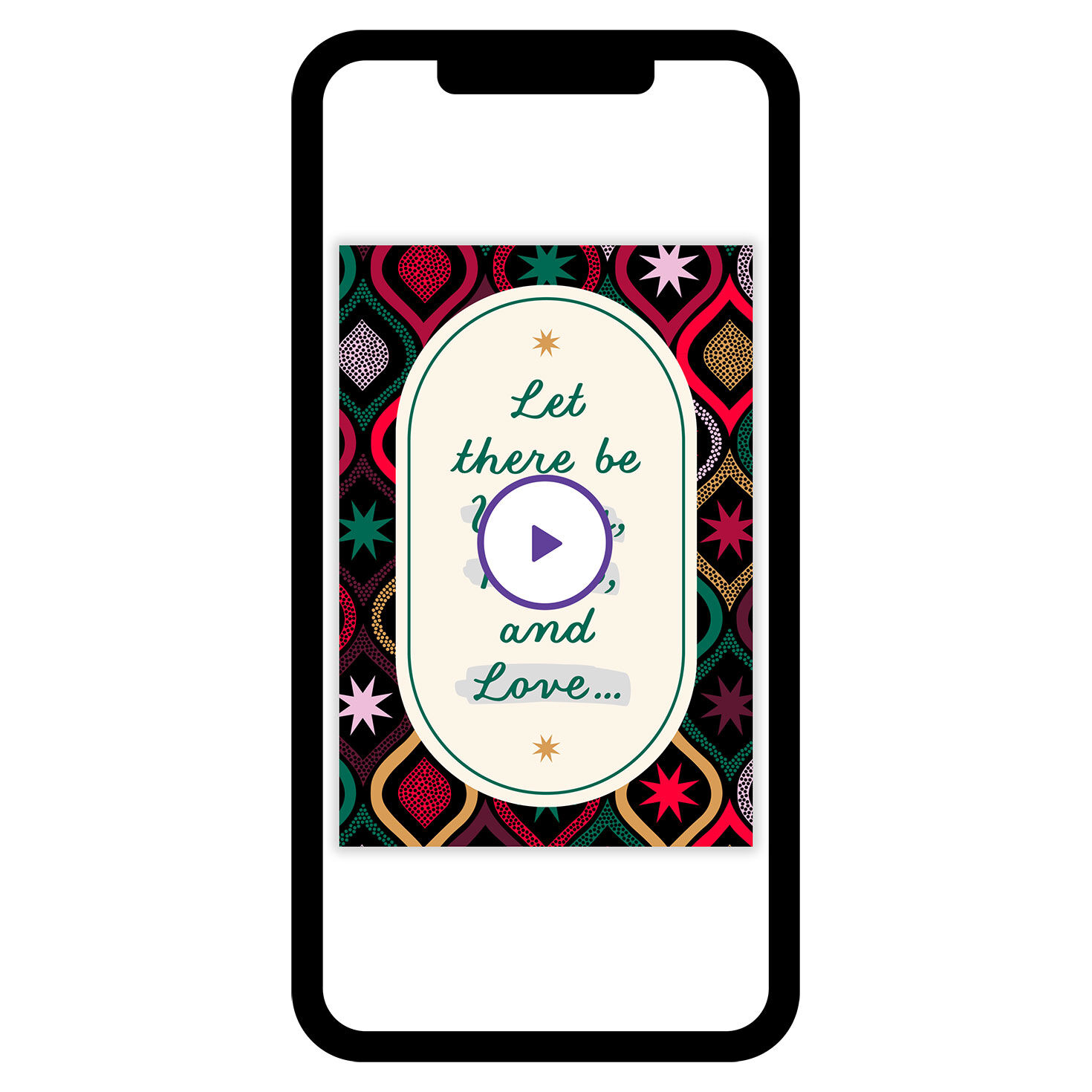 Unity, Peace and Love Kwanzaa eCard