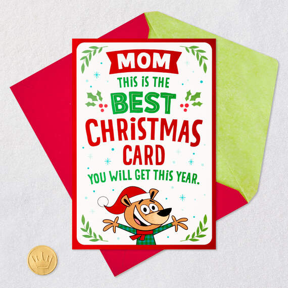 Only the Best Funny Christmas Card for Mom, , large image number 5