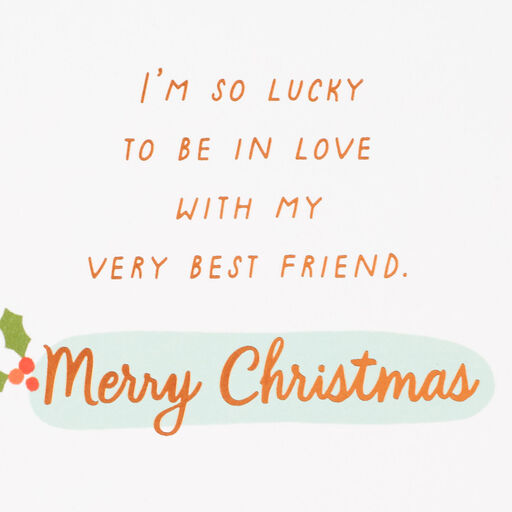 In Love With My Best Friend Christmas Card for Husband, 