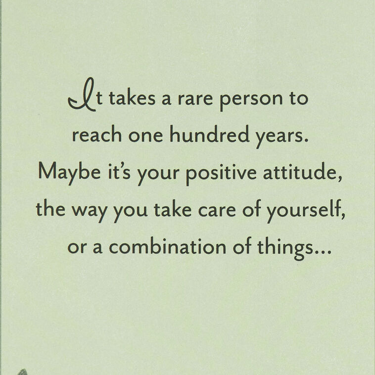 A Great Example of 100 Years Young 100th Birthday Card, , large image number 2