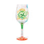 Lolita Happy 60th Birthday Handpainted Wine Glass, 15 oz., , large image number 1