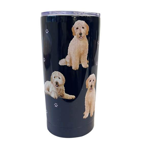 E&S Pets Goldendoodle Stainless Steel Tumbler, 20 oz., , large image number 1
