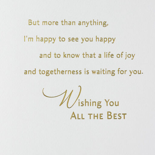 Love and Happiness Wedding Card for Son, 