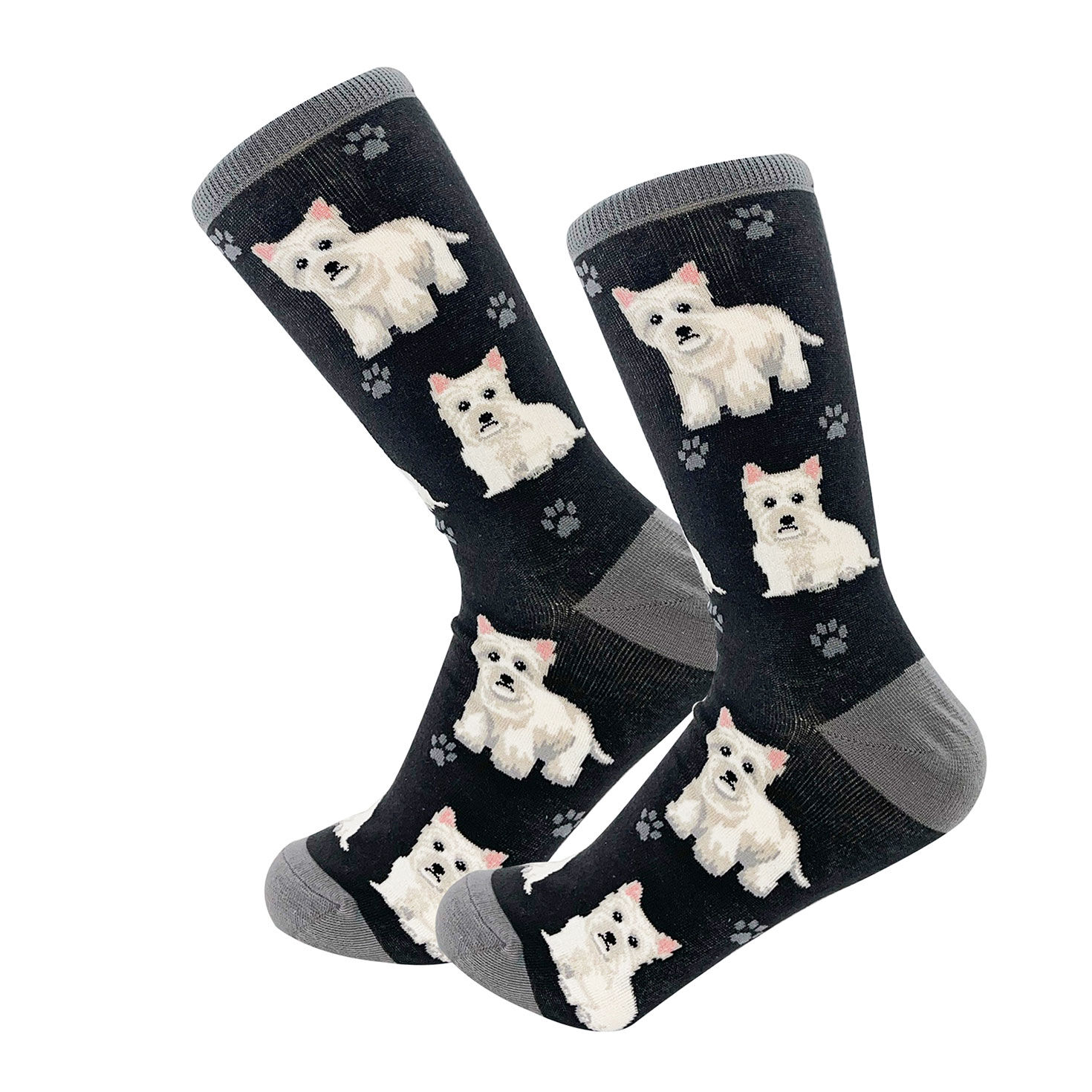 Westie Novelty Crew Socks  image number 1