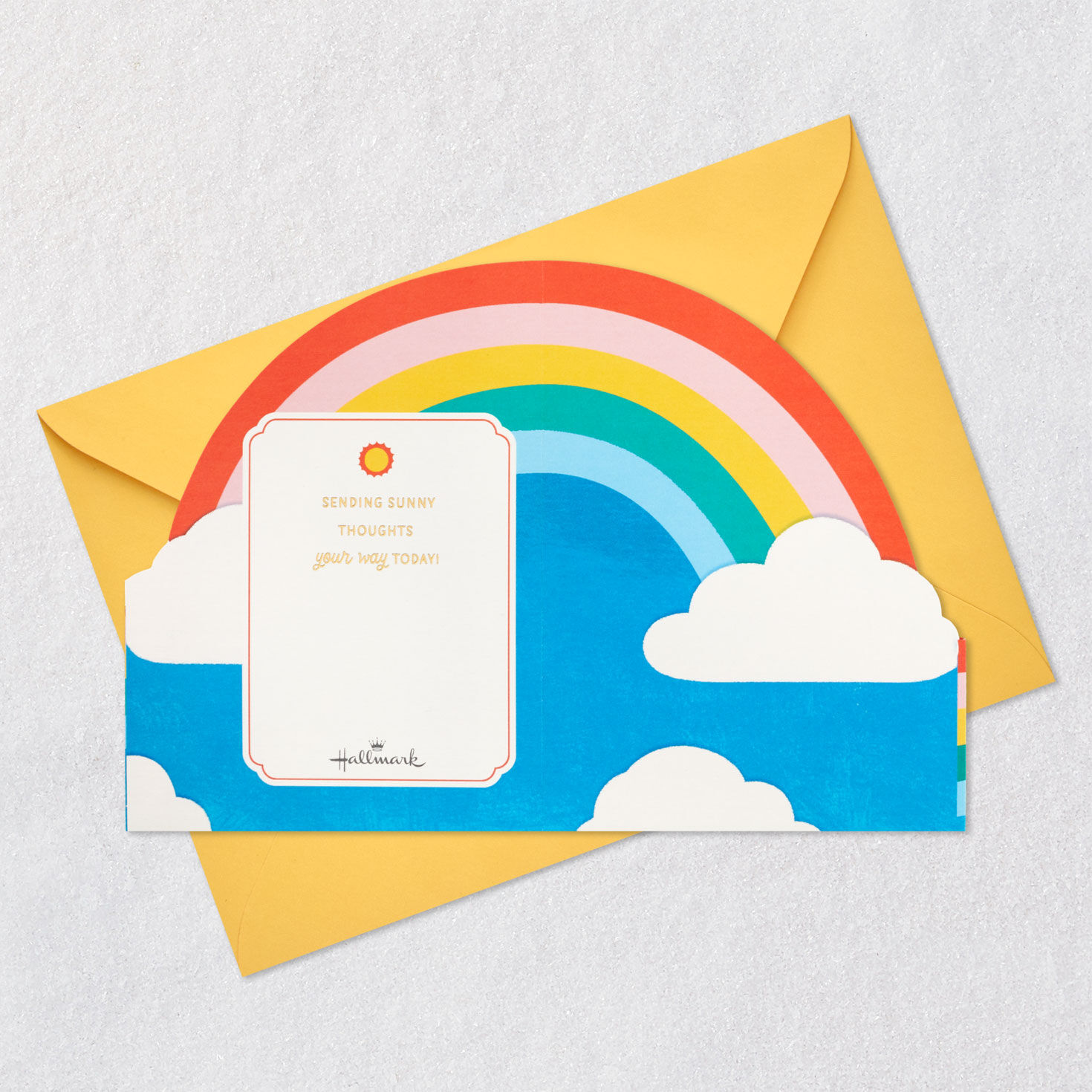 Sending Sunny Thoughts Your Way 3D Thinking of You Card, , large image number 7