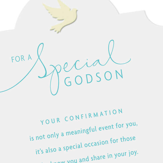 Dove and Sun Confirmation Card for Godson, , large image number 5