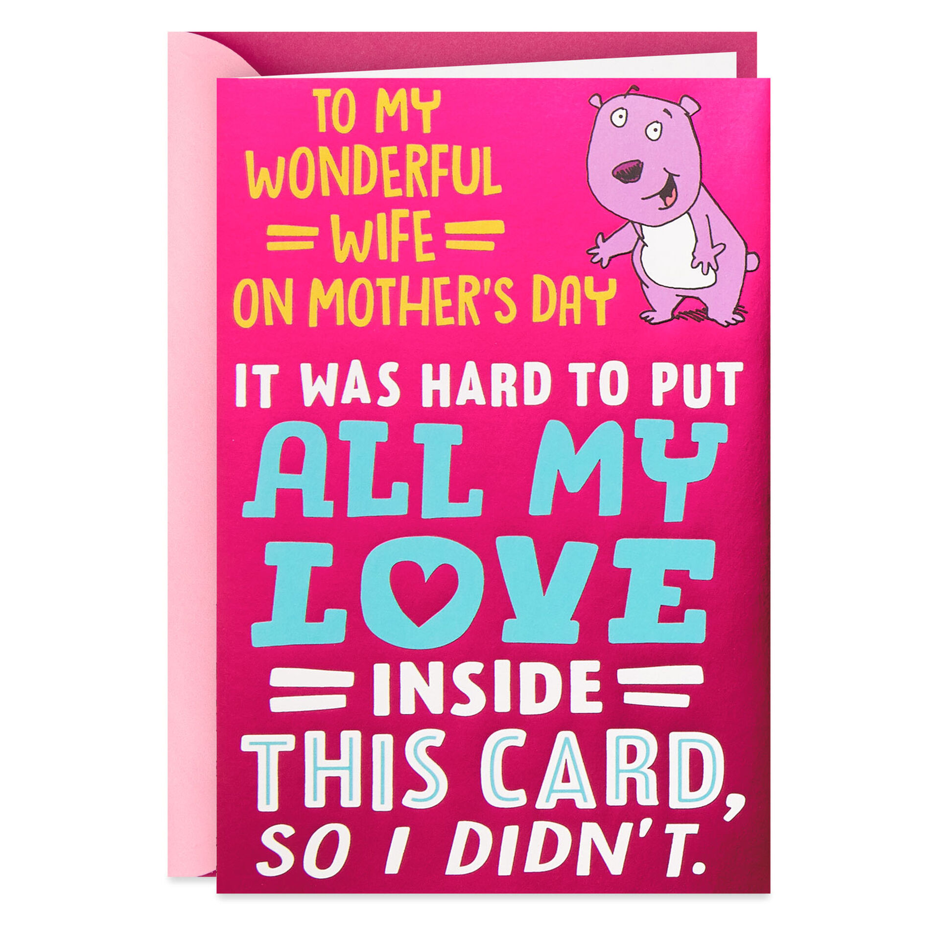 All My Love Funny Mothers Day Card For Wife Greeting Cards Hallmark 