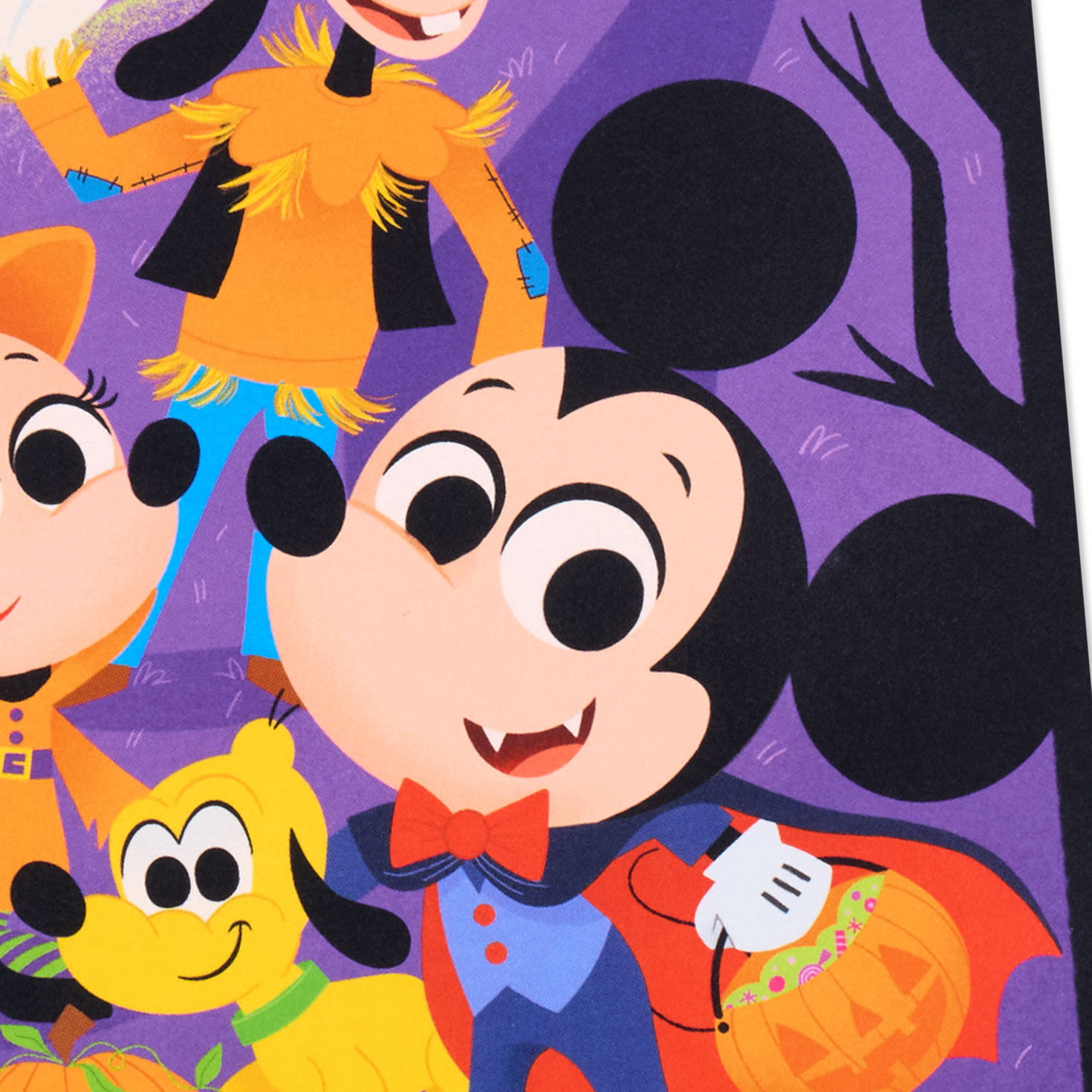 Disney Mickey Mouse Kids Halloween Card With Music Card Front Detail image number 4