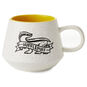 Harry Potter Hufflepuff Mug With Yellow Interior  image number 1