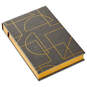 Gold Geometric Faux Leather Small List Pad, , large image number 1