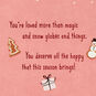 Mouse on Pink Great-Granddaughter Christmas Card sentiment image number 3