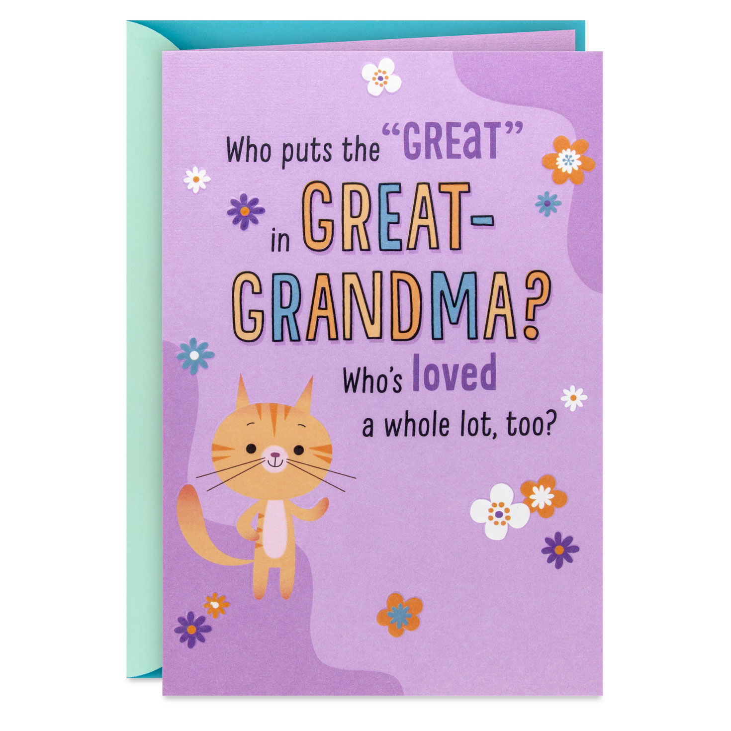 Greatly Nice and Nice to Hug Mother's Day Card for Great-Grandma from Kids