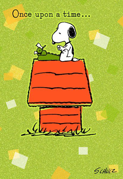 Retro Snoopy Anniversary Card