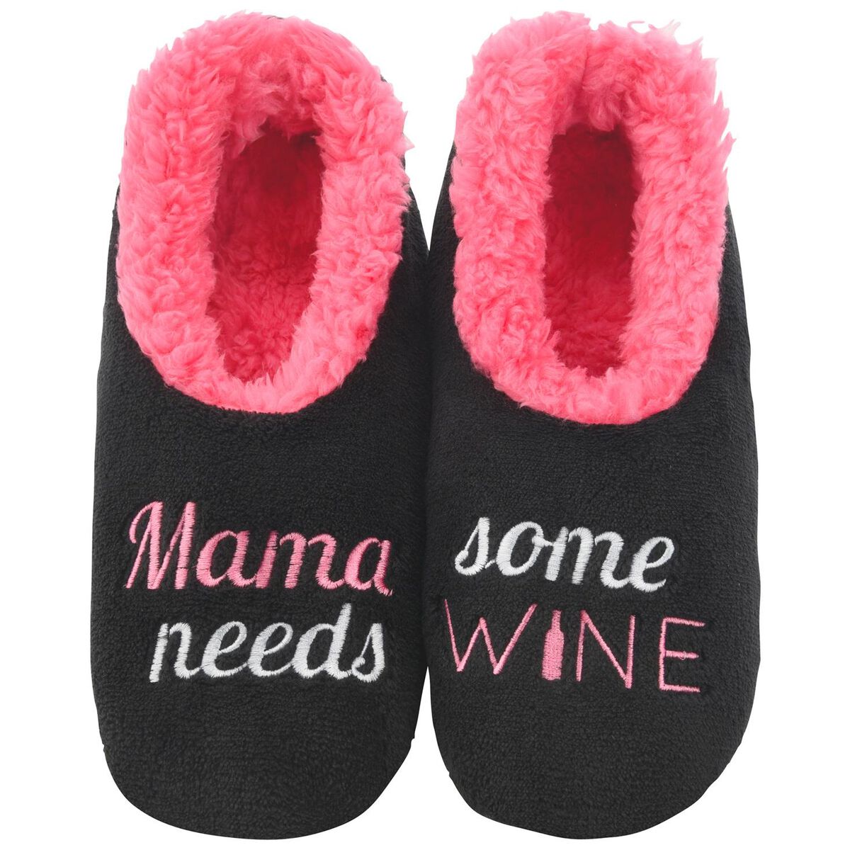 snoozies! Mama Needs Wine Women's Pairables Slippers - Sleep - Hallmark