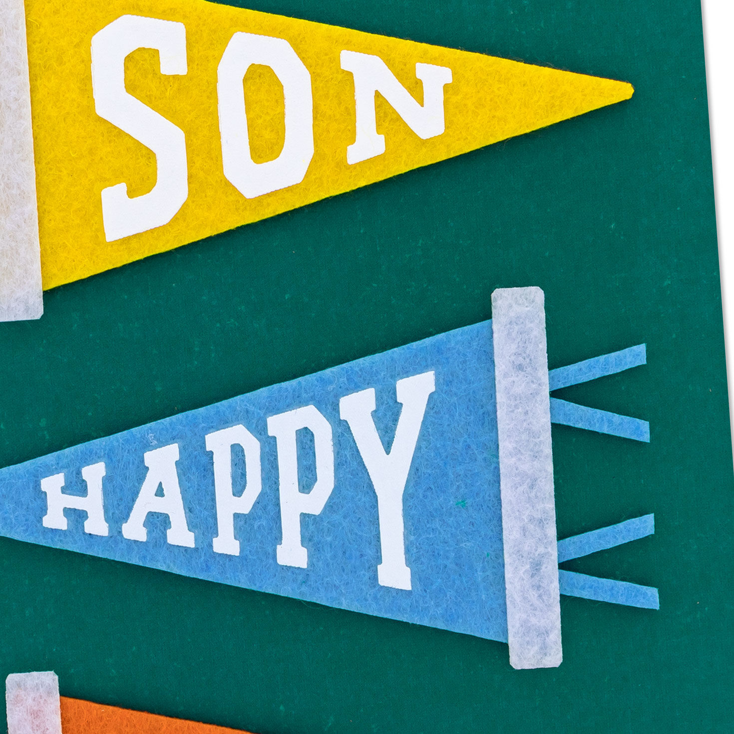 Pennant Flags Birthday Card for Son Card Front Detail image number 4