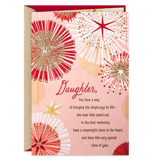 A Beautiful Gift Religious Christmas Card for Daughter, , large image number 1