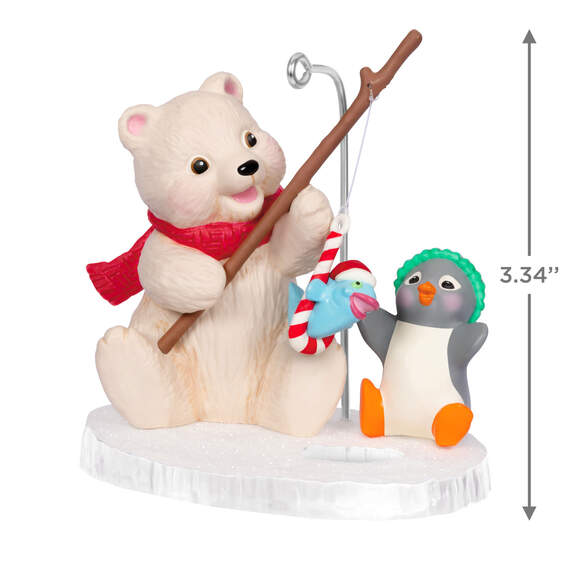 Snowball and Tuxedo Fishing Friends Ornament, , large image number 3