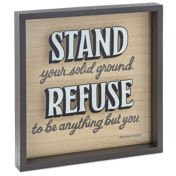 Schitt's Creek® Moira Rose Quote Wood Sign, 11.75x11.75, , large image number 1