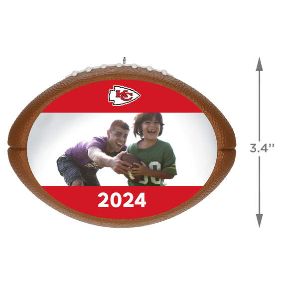 NFL Football Kansas City Chiefs Text and Photo Personalized Ornament, , large image number 3