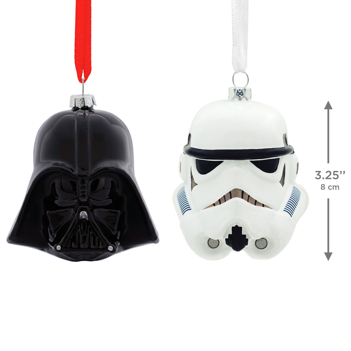 Star Wars Helmets Christmas Ornaments measurement image number 3