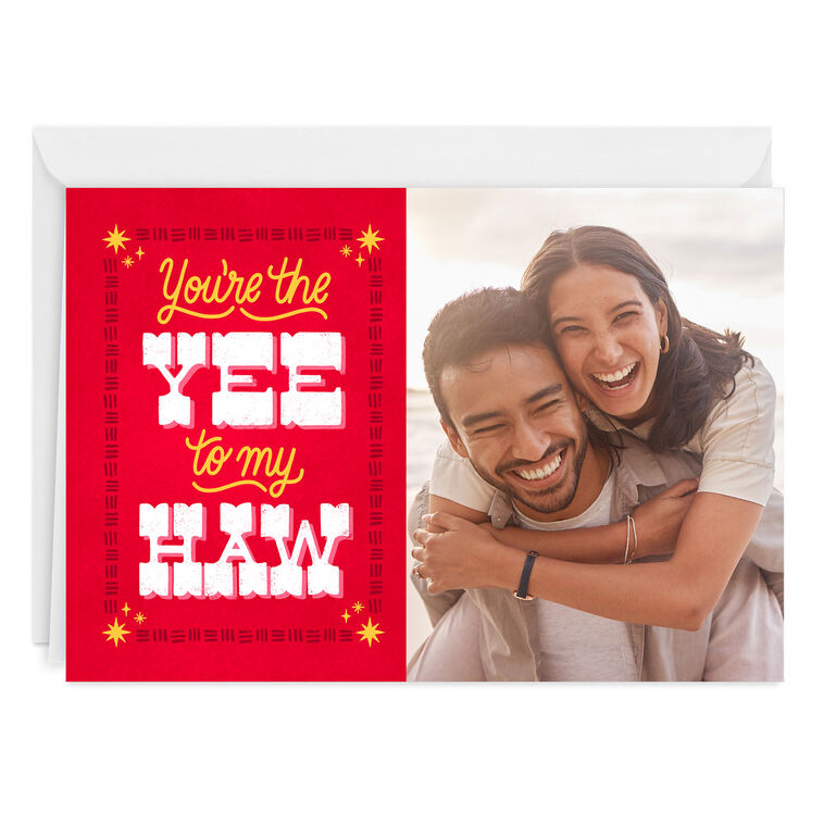 You're the Yee to my Haw Custom Love Card