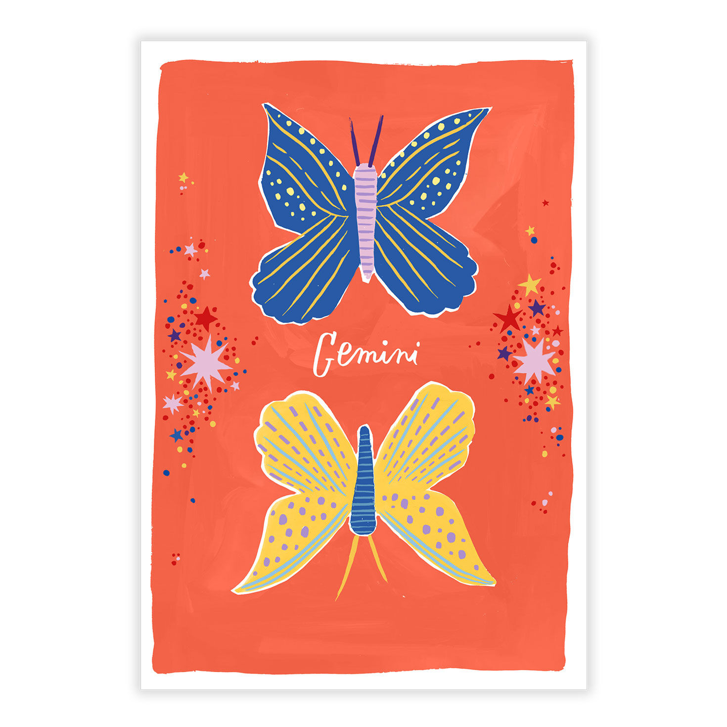 Bold and Bright Gemini Zodiac eCard, , large image number 2