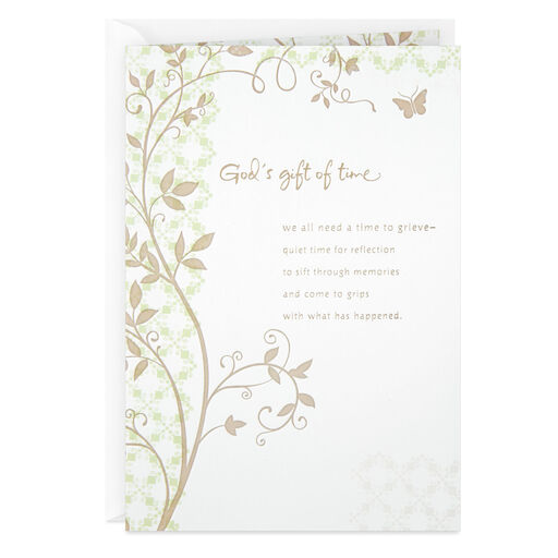 God's Gift of Time Sympathy Card, 