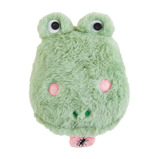 Mud Pie Frog Puppet Cloth Baby Book With Sound, 