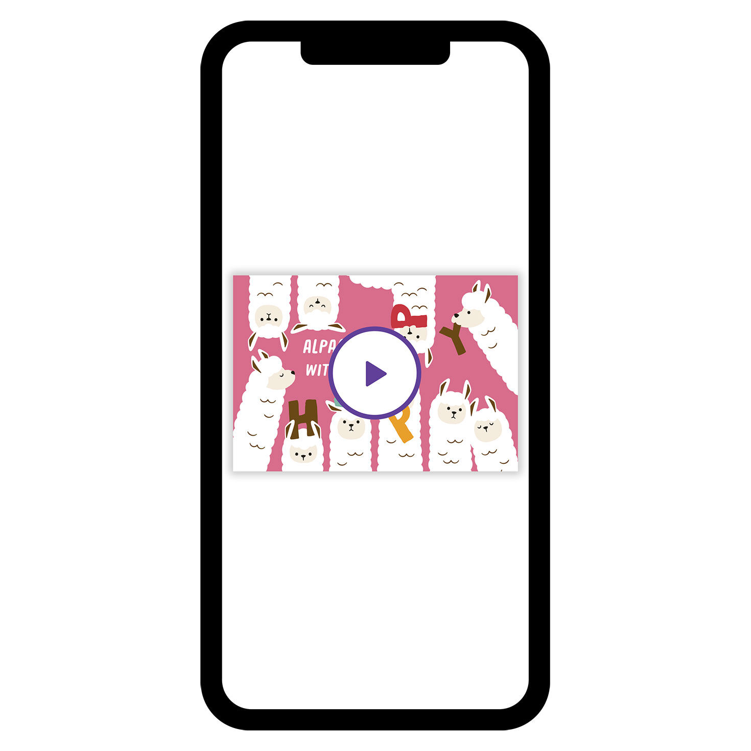 Alpaca-ed With Fun Birthday eCard