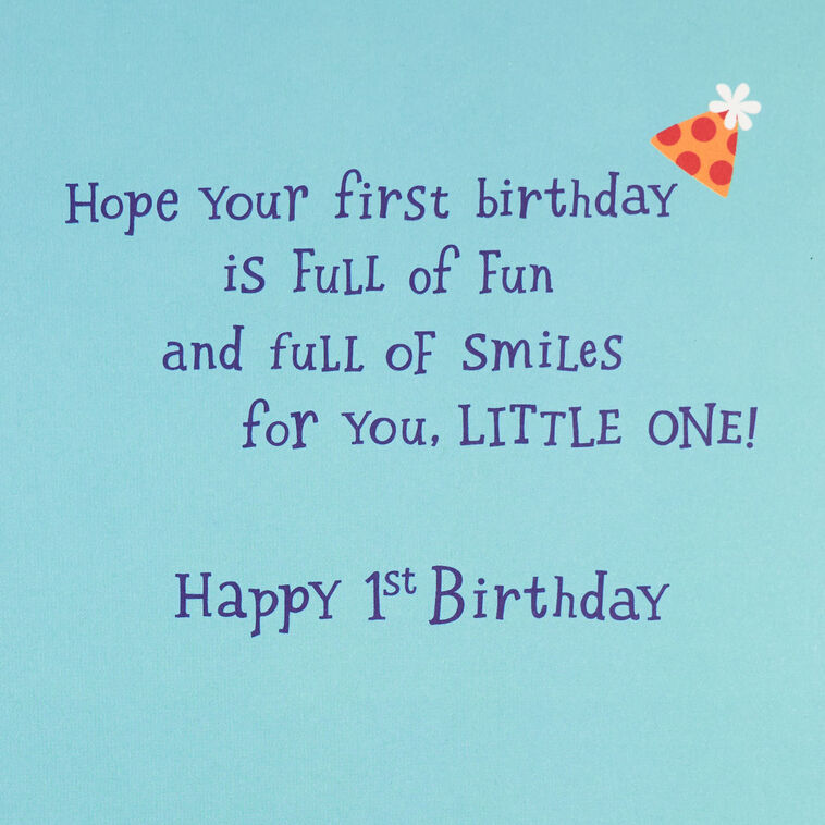 Peanuts® Snoopy First Birthday Card for Grandson, , large image number 3