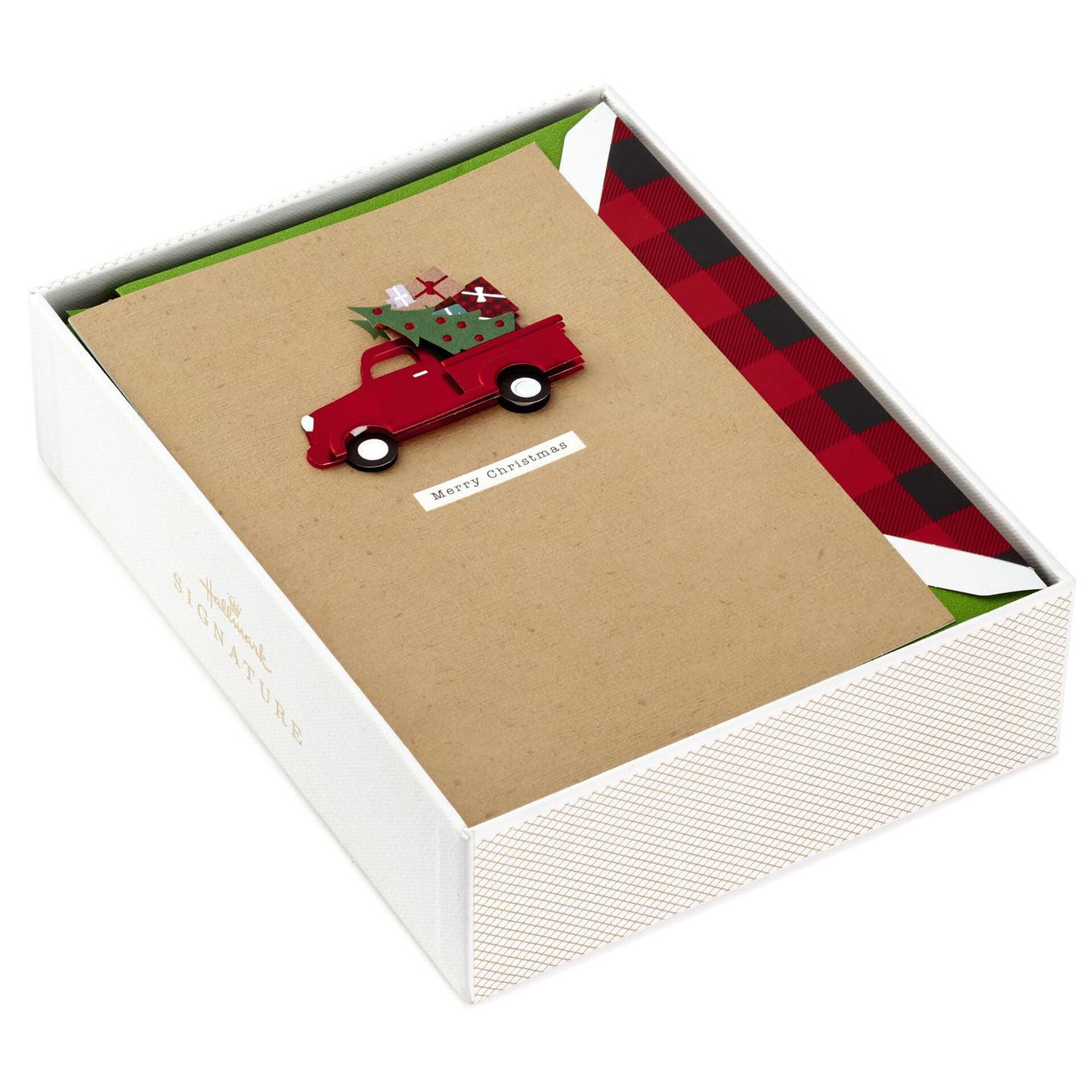 Red Truck With Presents Christmas Cards Box Of 10 Boxed Cards Hallmark