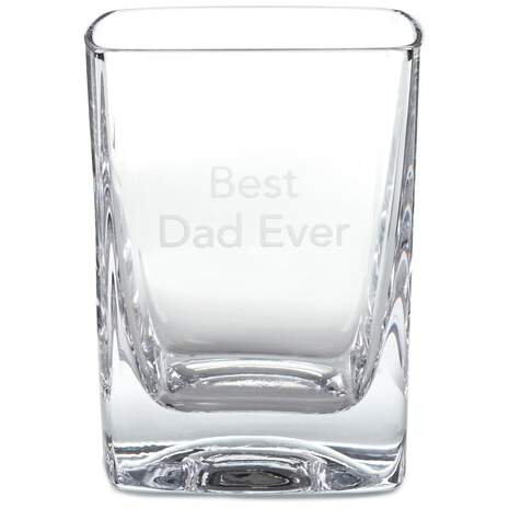 Best Dad Ever Rocks Glass, 10 oz., , large