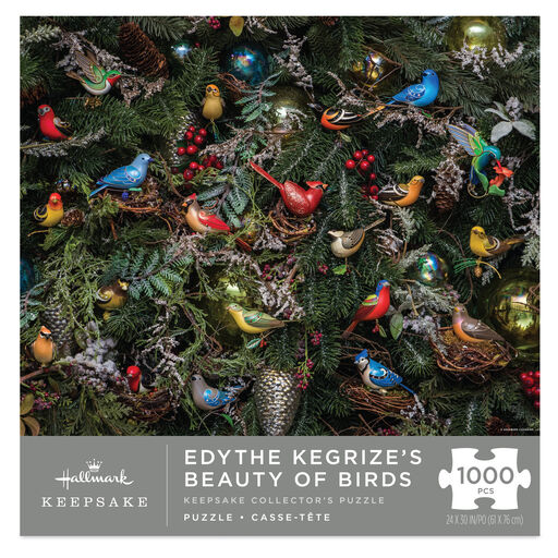 Beauty of Birds Hallmark Keepsake Ornaments 1,000-Piece Puzzle, 