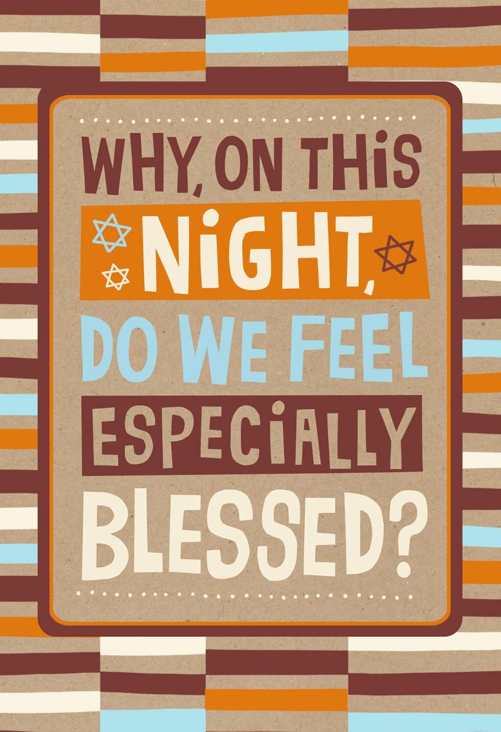 Blessed By You, Grandson Passover Card
