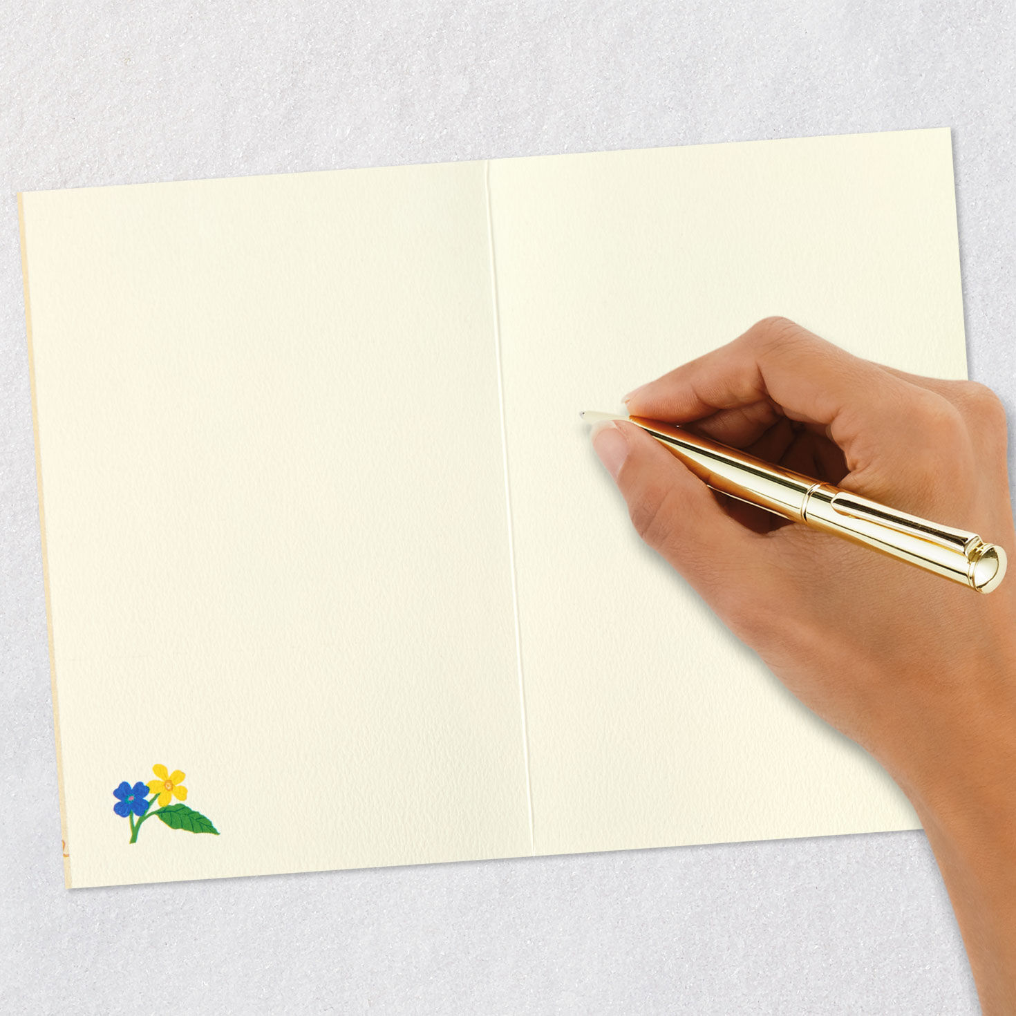 Flowers in Envelope Blank Card Signing card image number 5