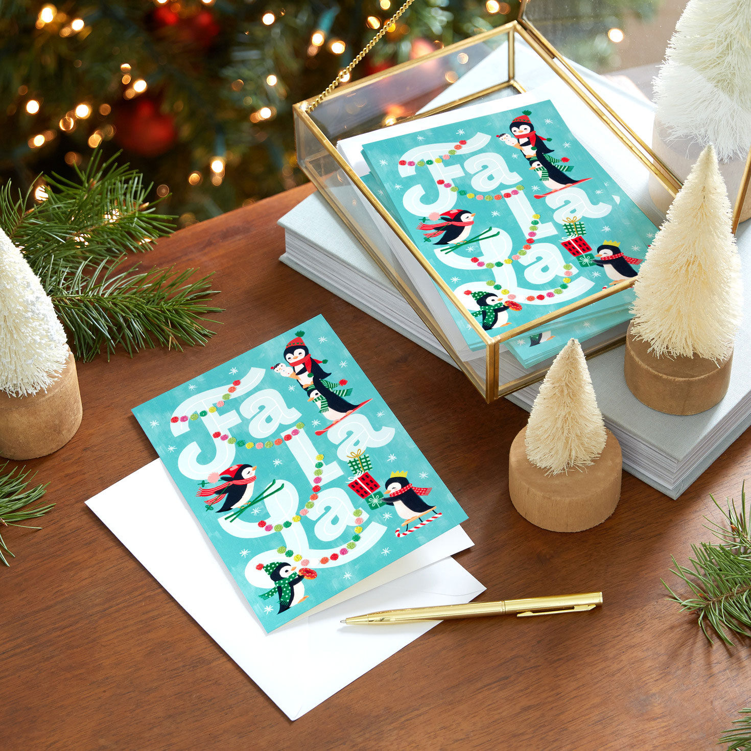 Playful Penguins Boxed Christmas Cards, Pack of 40 for only USD 15.49 | Hallmark