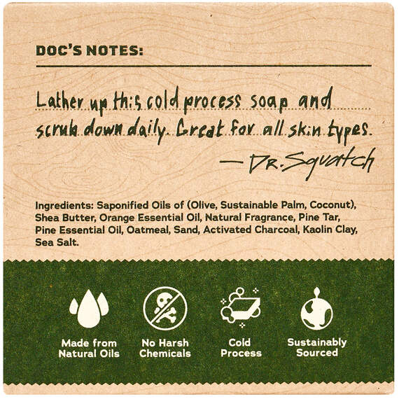 Dr. Squatch Pine Tar Natural Soap for Men, 5 oz., , large image number 2