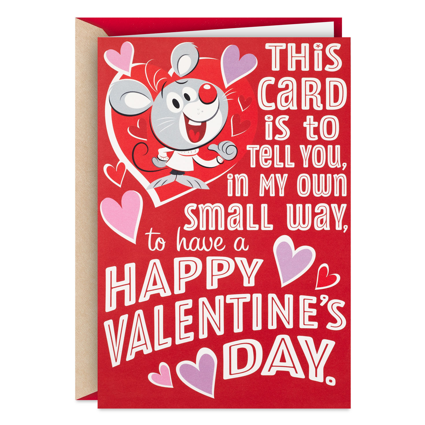 Not So Small Way Funny Musical Pop-Up Valentine's Day Card