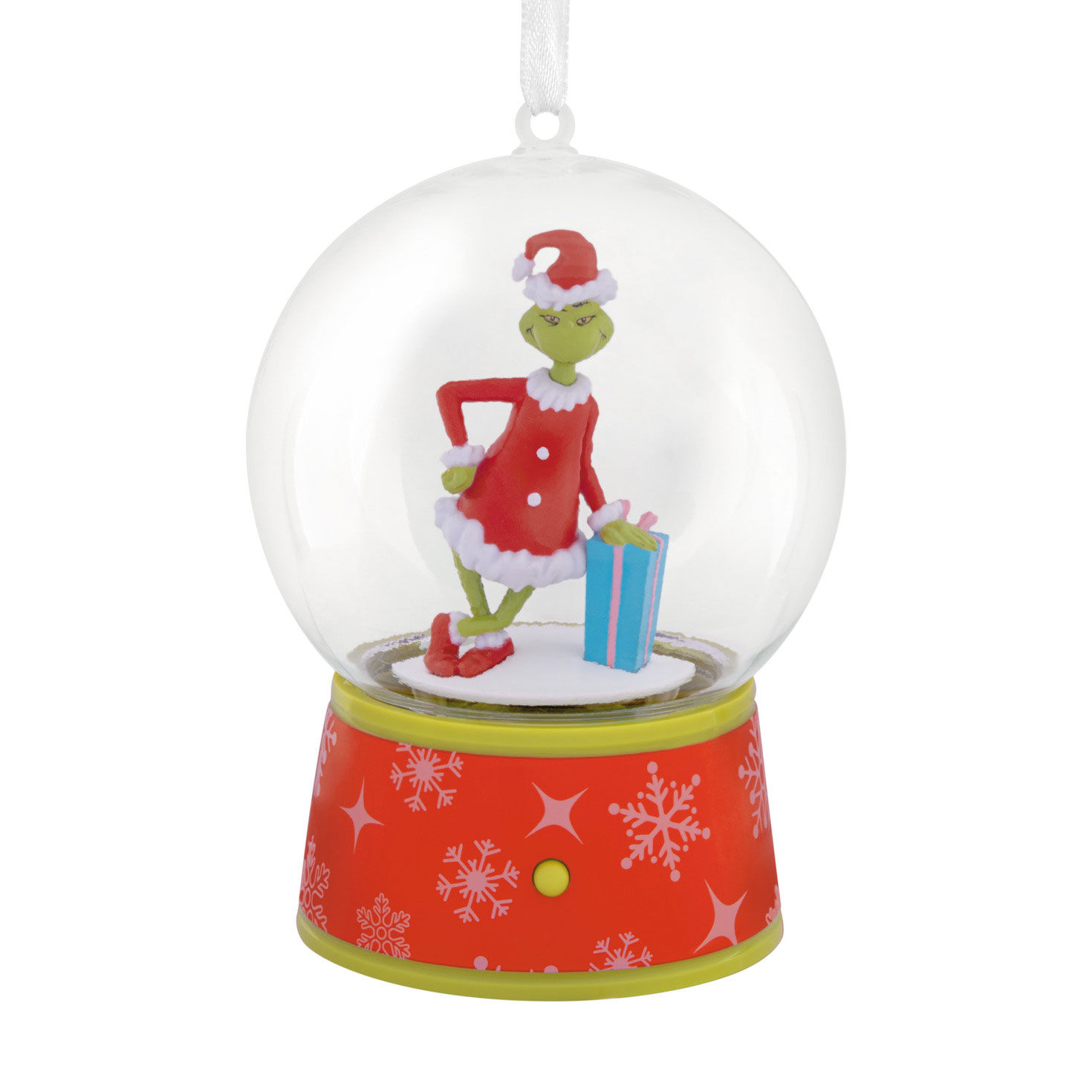 Dr. Seuss's How the Grinch Stole Christmas!™ Musical Snow Globe Hallmark Ornament With Motion