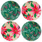 Small Melamine Plates in Bow and Poinsettia Patterns top image number 2