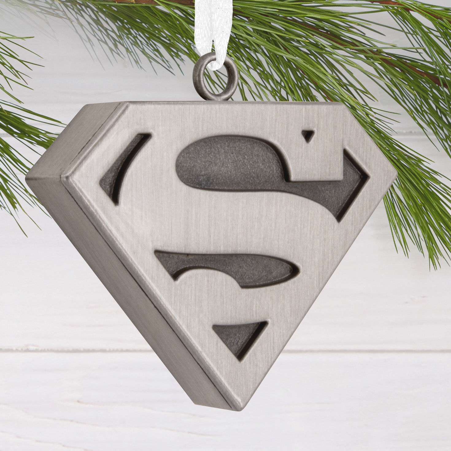 DC™ Superman™ Silver Shield Metal Hallmark Ornament for only USD 17.49 | Hallmark