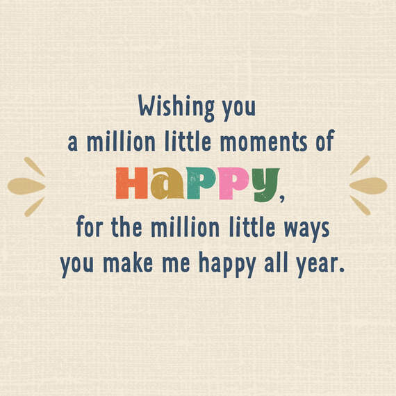 A Million Moments of Happy 2024 New Year Card, , large image number 2