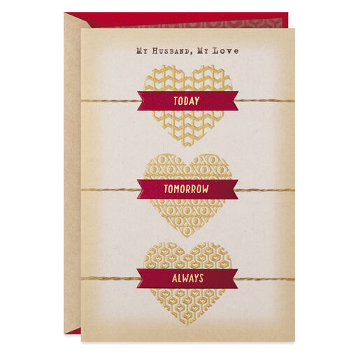 Today Tomorrow Always Sweetest Day Card for Husband, 