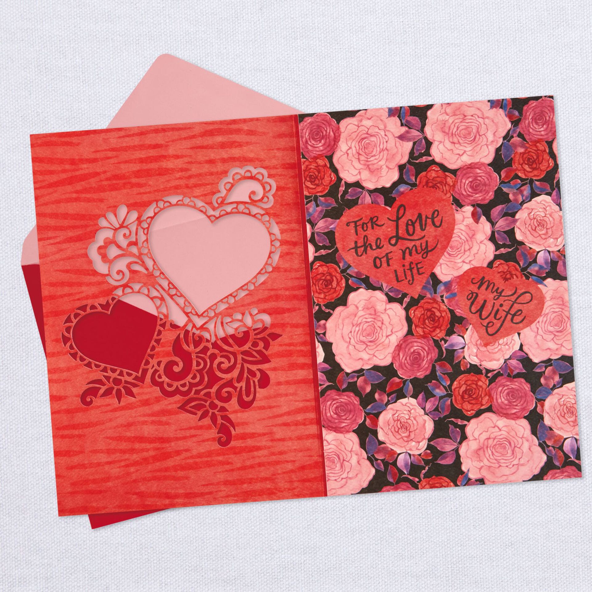 Love of My Life Valentine's Day Card for Wife From Husband - Greeting