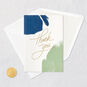 Abstract Brushstroke Signature Thank You Card Card Front with Envelope and Gold Seal image number 6