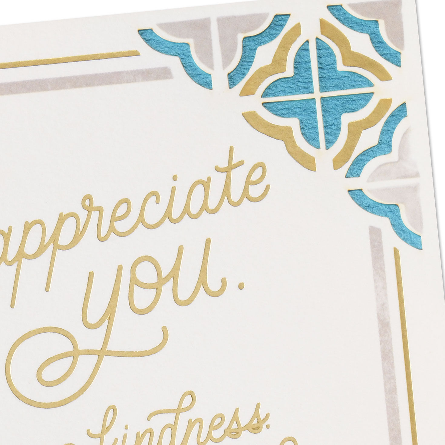 Elegant Script Thank You Card Card Front Detail image number 4