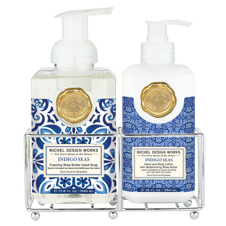 Michel Design Works Indigo Seas Hand Care Caddy